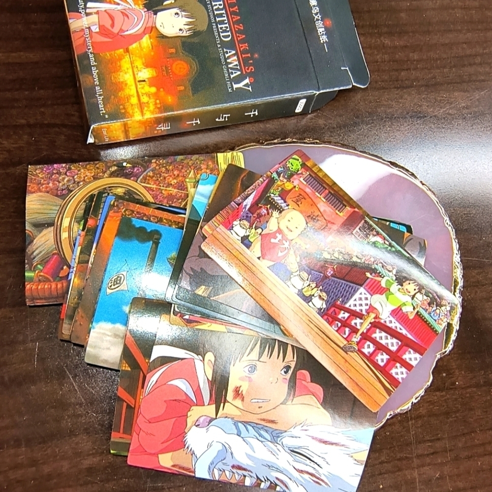 Spirited Away Anime Manga Sticker Mini Art Cards Collection